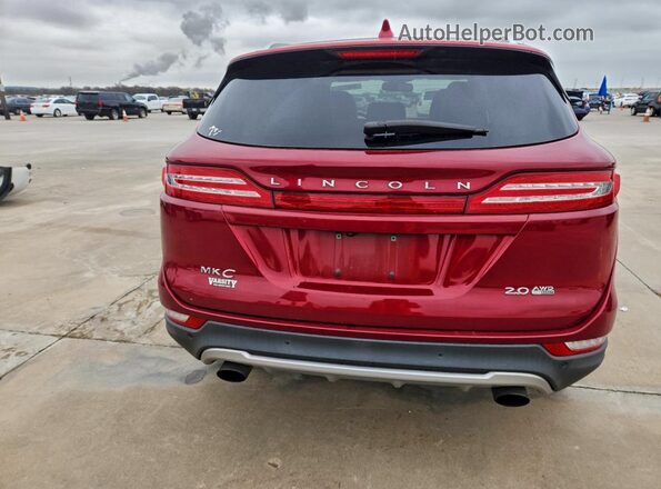 5LMCJ3D99GUJ27099 2016 LINCOLN MKC Maroon Вид ззаду