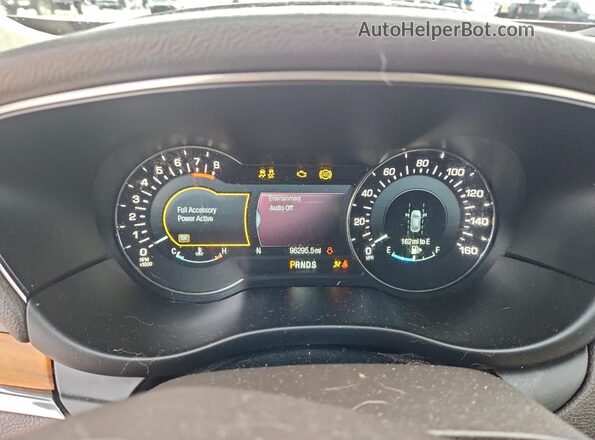 5LMCJ3D99GUJ27099 2016 LINCOLN MKC Maroon Вид щитка приладів