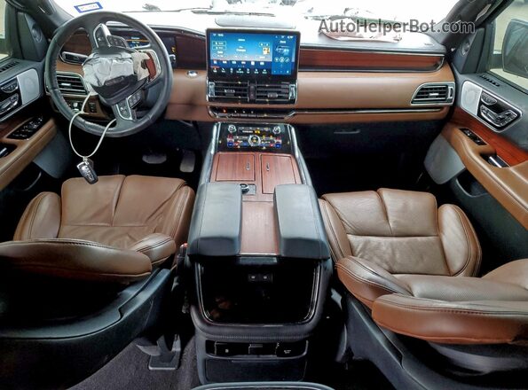 5LMJJ2LG6REL00320 2024 LINCOLN NAVIGATOR Beige Dashboard view