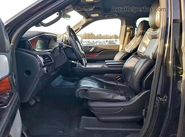5LMJJ2LT2JEL11574 2018 LINCOLN NAVIGATOR Black Vista interior delantera