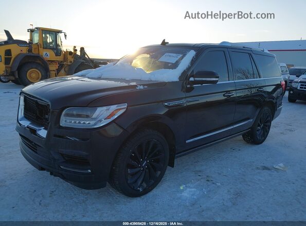 5LMJJ2LT9LEL08352 2020 LINCOLN NAVIGATOR Черный Передняя левая четверть