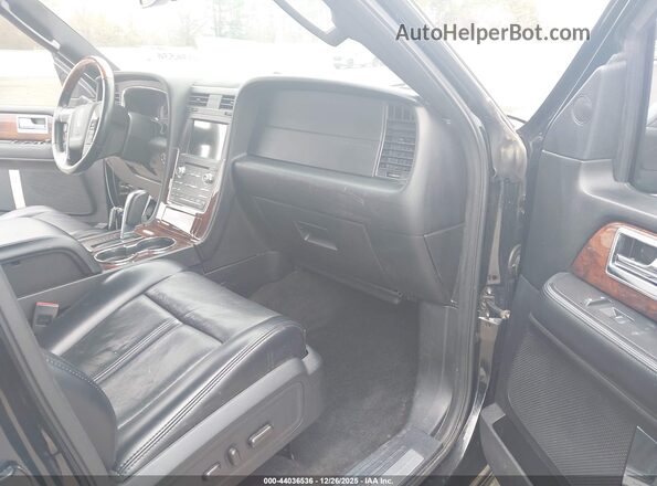 5LMJJ3HT1HEL04382 2017 LINCOLN NAVIGATOR L Black წინა სალონის ხედი