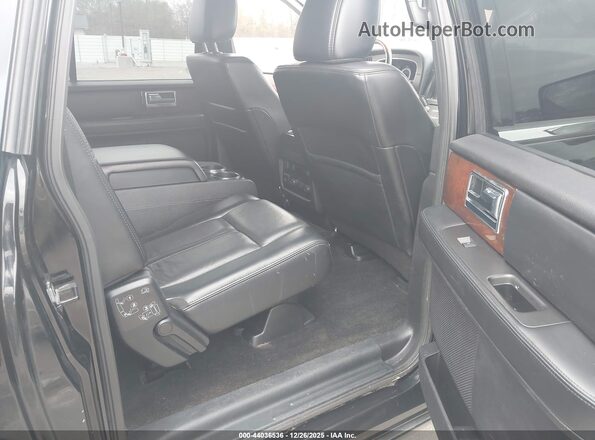 5LMJJ3HT1HEL04382 2017 LINCOLN NAVIGATOR L Black VIN კოდის სტიკერის ხედი
