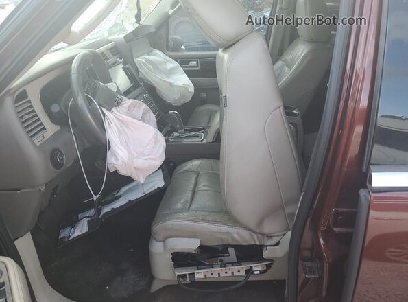 5LMJJ3HT2GEL00811 2016 LINCOLN NAVIGATOR Maroon Vista interior delantera