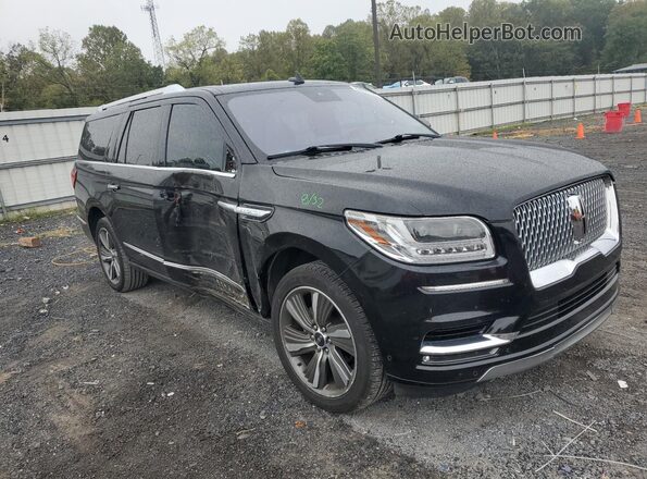 5LMJJ3LT2KEL10657 2019 LINCOLN NAVIGATOR Black Առջևի աջ