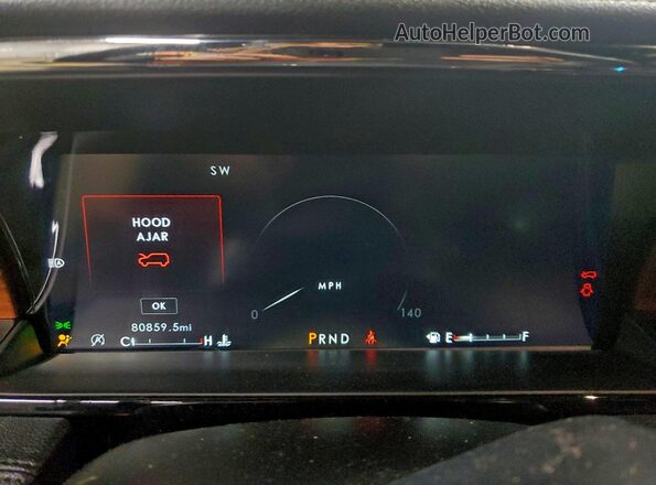 5LMJJ3LT5LEL05034 2020 LINCOLN NAVIGATOR Black Vista del cuadro de instrumentos