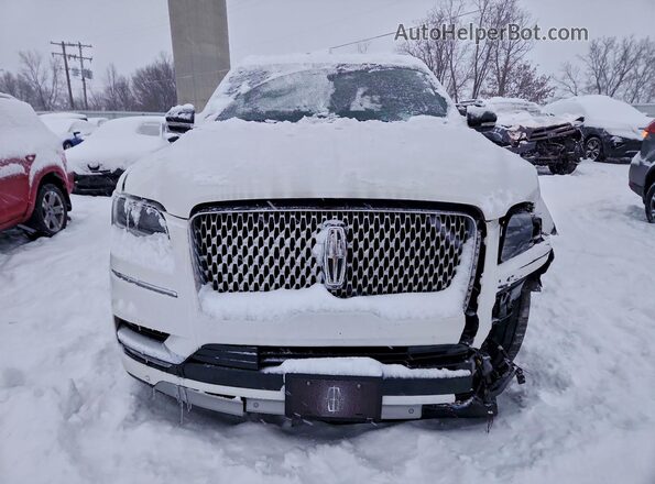 5LMJJ3LTXLEL23481 2020 LINCOLN NAVIGATOR White Front view