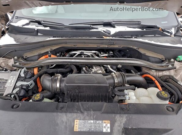 5LMYJ8XY1NNL00529 2022 LINCOLN AVIATOR Коричневый Вид подкапотного пространства