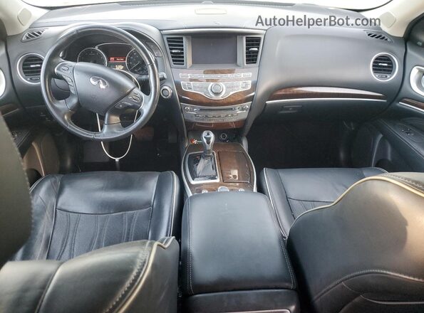 5N1AL0MM9GC525586 2016 INFINITI QX60 Black Widok deski rozdzielczej