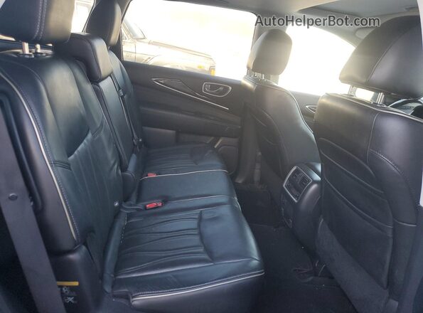 5N1AL0MM9GC525586 2016 INFINITI QX60 Black Widok wnętrza z tyłu