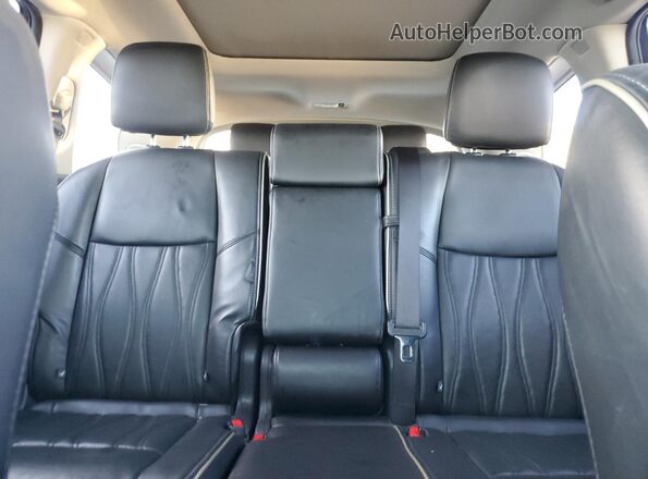 5N1AL0MM9GC525586 2016 INFINITI QX60 Black Widok tylnych siedzeń