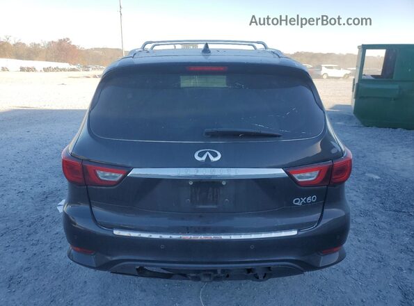 5N1AL0MM9GC525586 2016 INFINITI QX60 Black Widok z tyłu