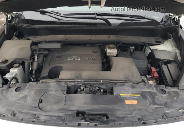5N1AL0MMXGC519652 2016 INFINITI QX60 White Engine compartment view