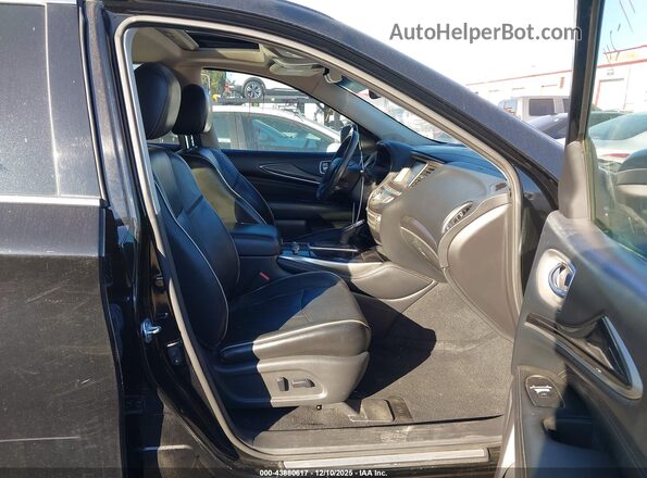 5N1AL0MN2GC520352 2016 INFINITI QX60 Black Front interior view
