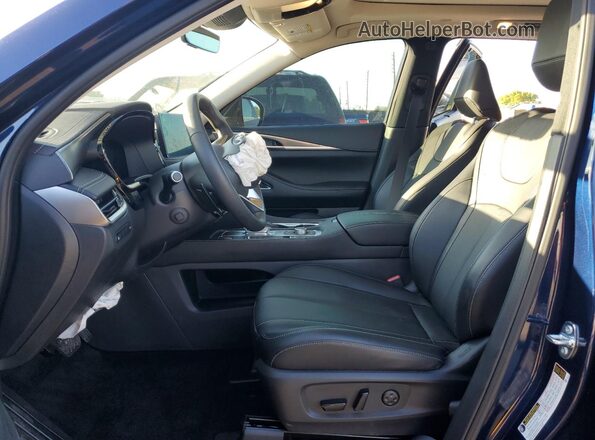 5N1AL1FR3SC352901 2025 INFINITI QX60 Blue Vista interior delantera