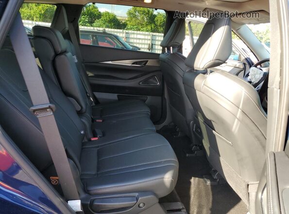 5N1AL1FR3SC352901 2025 INFINITI QX60 Blue Vista interior trasera