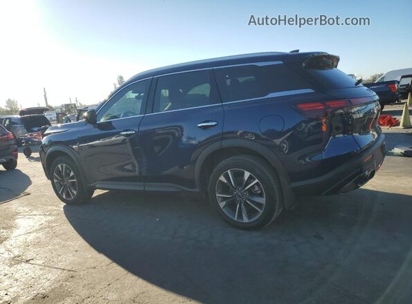 5N1AL1FR3SC352901 2025 INFINITI QX60 Blue Trasero izquierdo
