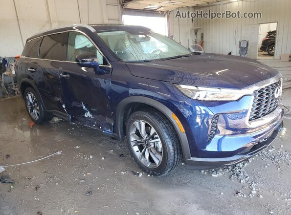 5N1AL1FR4SC334570 2025 INFINITI QX60 Blue წინა მარჯვენა
