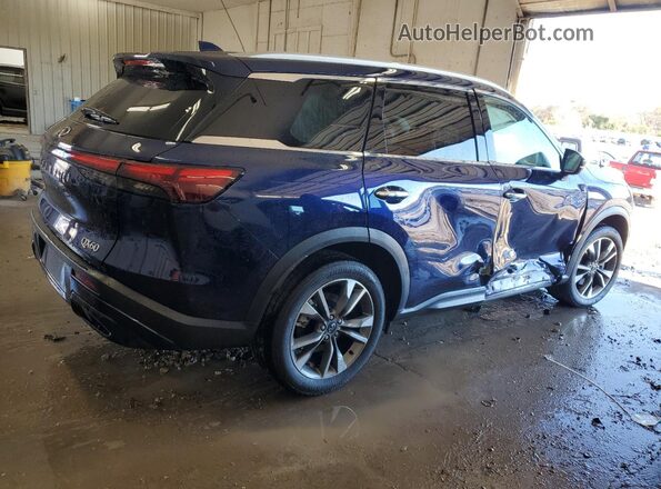 5N1AL1FR4SC334570 2025 INFINITI QX60 Blue უკანა მარჯვენა