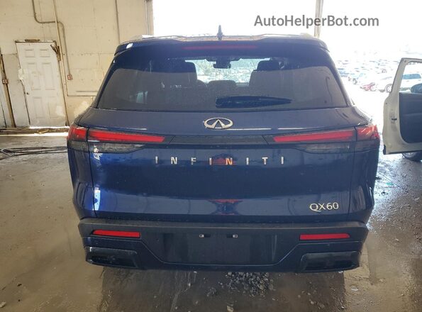 5N1AL1FR4SC334570 2025 INFINITI QX60 Blue უკანა ხედი