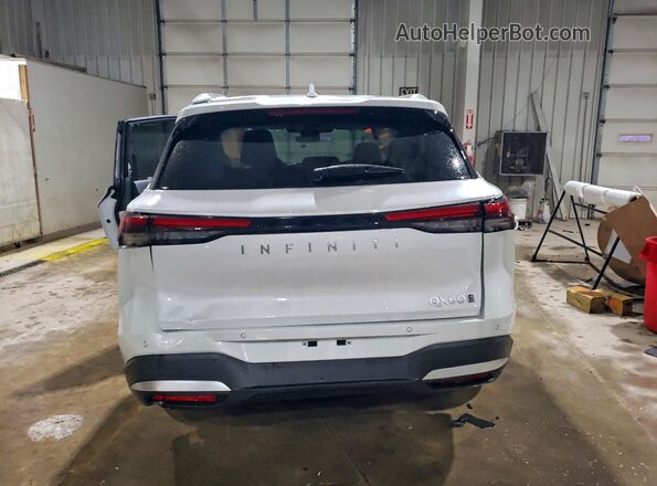 5N1AL1FS7TC344014 2026 INFINITI QX60 White Вид ззаду