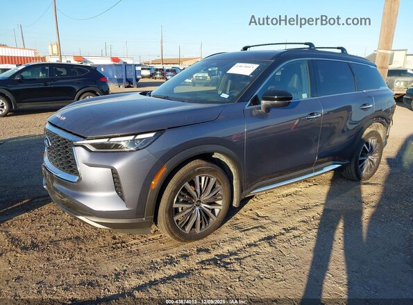 5N1AL1HU0SC349214 2025 INFINITI QX60 Light Blue Vista tres cuartos delantera izquierda