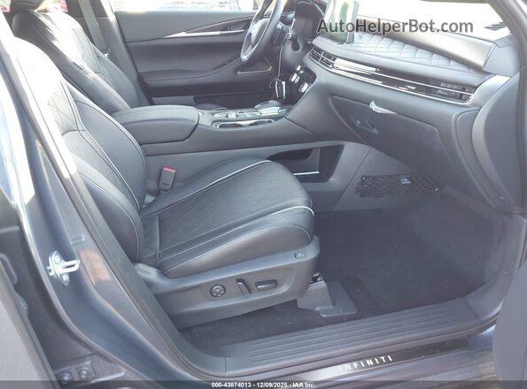 5N1AL1HU0SC349214 2025 INFINITI QX60 Light Blue Vista interior delantera