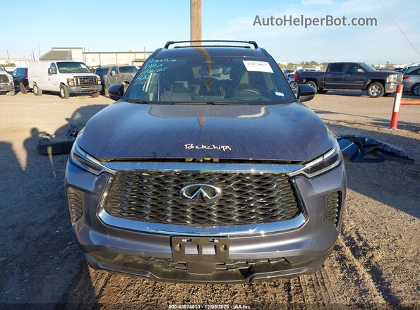 5N1AL1HU0SC349214 2025 INFINITI QX60 Light Blue Vista interior trasera