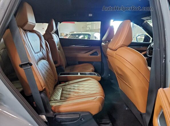 5N1AL1HU7SC346116 2025 INFINITI QX60 Серый Вид задней части салона