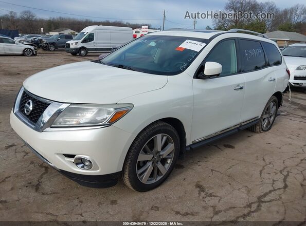 5N1AR2MM8GC620599 2016 NISSAN PATHFINDER White Առջևի ձախ երեք քառորդ տեսարան