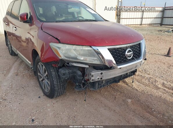 5N1AR2MM9GC647570 2016 NISSAN PATHFINDER Burgundy Вид спереду