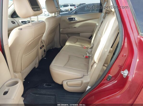 5N1AR2MM9GC647570 2016 NISSAN PATHFINDER Burgundy Вид наклейки з VIN-кодом