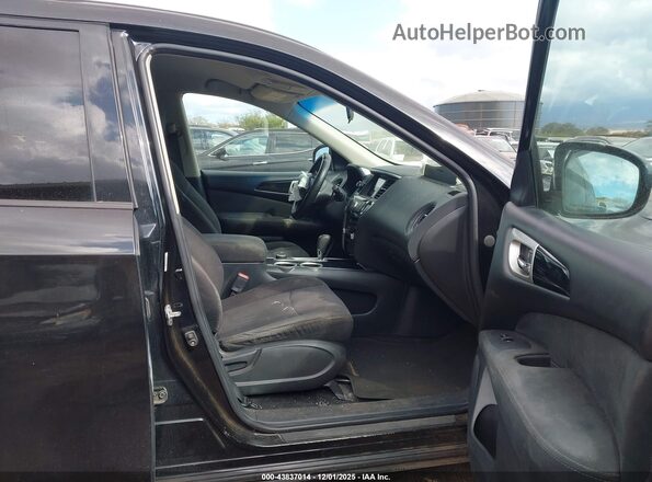 5N1AR2MMXGC638912 2016 NISSAN PATHFINDER Black Widok wnętrza z przodu