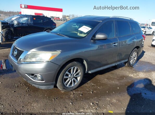 5N1AR2MN4GC630507 2016 NISSAN PATHFINDER Gray წინა მარცხენა ხედი სამი მეოთხედიდან