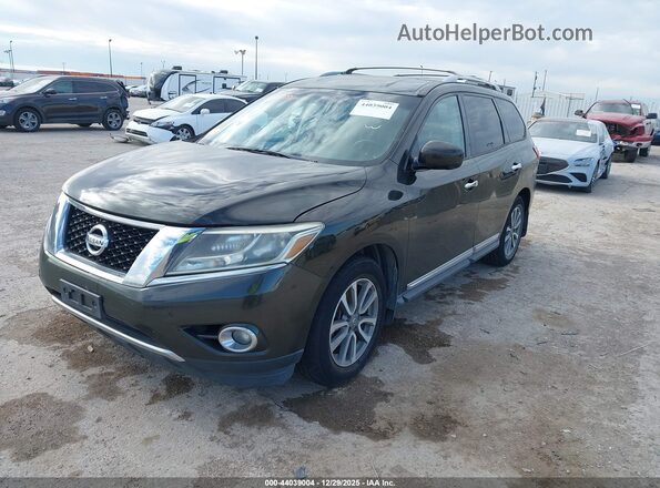 5N1AR2MN5GC631083 2016 NISSAN PATHFINDER Green Передня ліва чверть