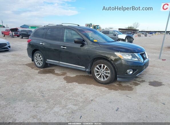 5N1AR2MN5GC631083 2016 NISSAN PATHFINDER Green Вид задньої частини салону