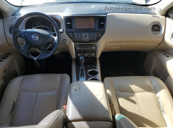 5N1AR2MN8GC614973 2016 NISSAN PATHFINDER Black Widok deski rozdzielczej