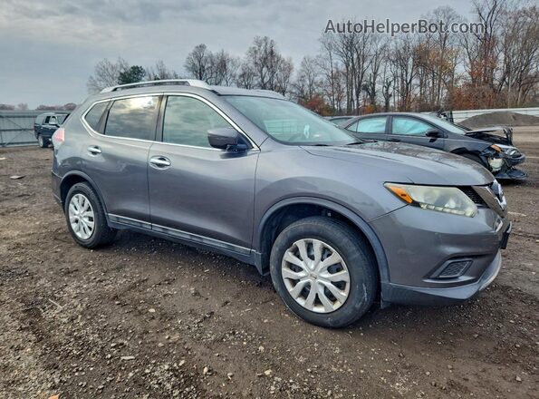 5N1AT2MMXGC865020 2016 NISSAN ROGUE Серый Передняя правая четверть