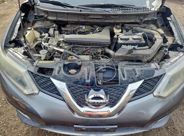 5N1AT2MMXGC865020 2016 NISSAN ROGUE Серый Вид подкапотного пространства