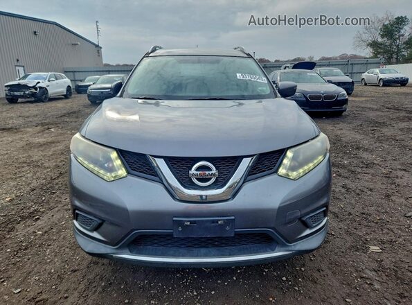 5N1AT2MMXGC865020 2016 NISSAN ROGUE Серый Вид спереди