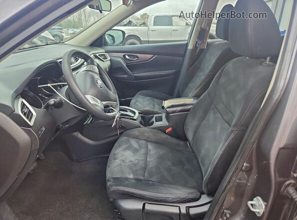 5N1AT2MMXGC865020 2016 NISSAN ROGUE Серый Вид салона спереди