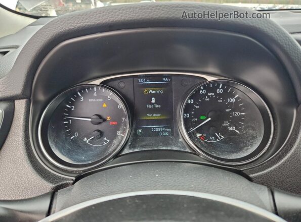 5N1AT2MMXGC865020 2016 NISSAN ROGUE Серый Вид щитка приборов