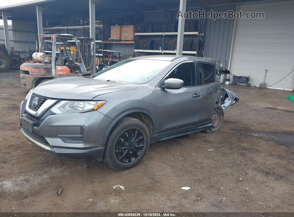 5N1AT2MV2JC757149 2018 NISSAN ROGUE Gray Przód lewy