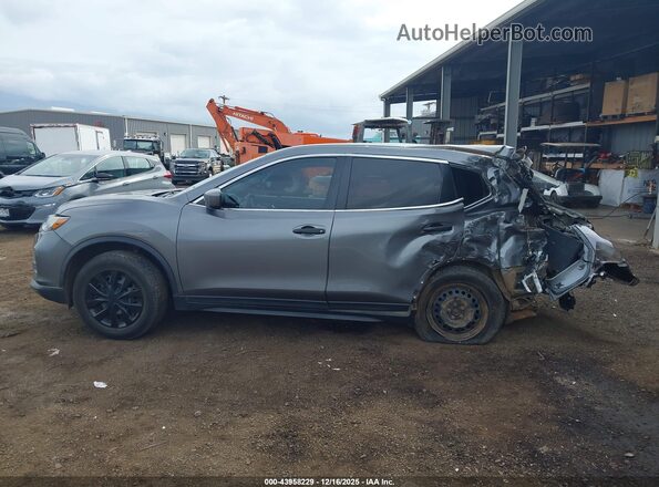 5N1AT2MV2JC757149 2018 NISSAN ROGUE Gray Widok wnętrza 360 stopni