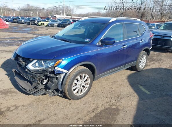 5N1AT2MV6KC717951 2019 NISSAN ROGUE Dark Blue Front left
