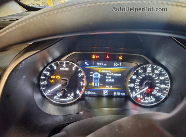 5N1AZ2BS5MC108196 2021 NISSAN MURANO Blue Instrument cluster view