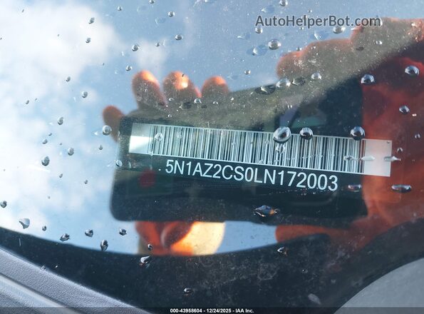 5N1AZ2CS0LN172003 2020 NISSAN MURANO Синий 