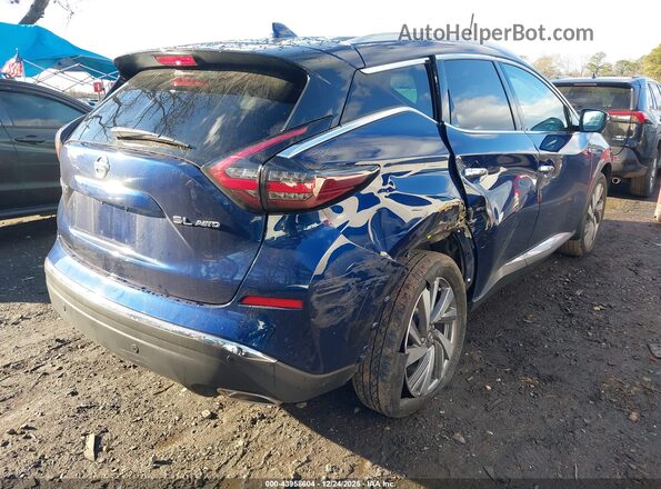 5N1AZ2CS0LN172003 2020 NISSAN MURANO Синий Задняя правая четверть
