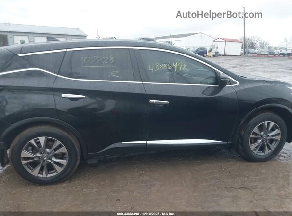 5N1AZ2MH3HN107723 2017 NISSAN MURANO Black უკანა სალონის ხედი