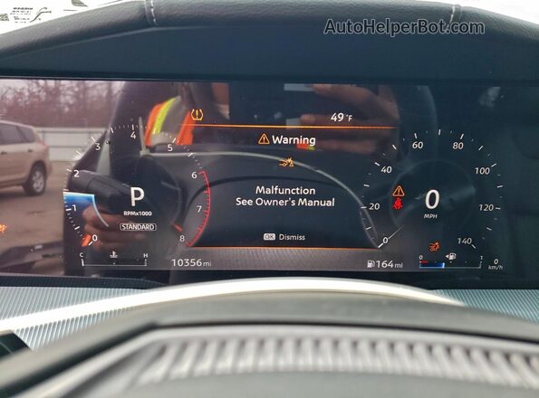 5N1AZ3CS6SC120570 2025 NISSAN MURANO Gray Vista del cuadro de instrumentos